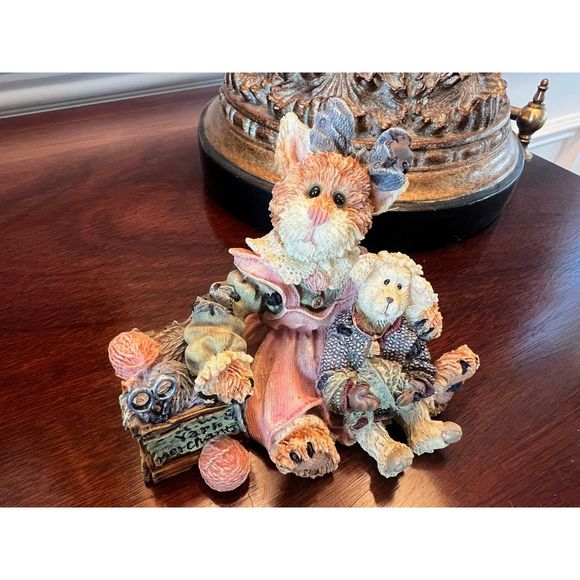 Boyds Bears The Purrstone Collection "Clawdette Fuzzface & Wuly" 1999 NIB - Picture 3 of 8